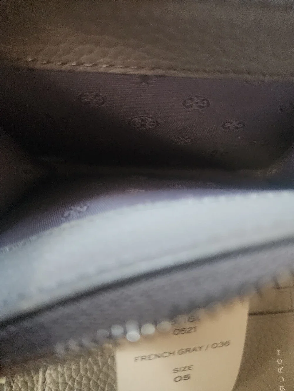 Tory Burch Pebbled Leather Compact Crossbody in Mauve Lavender